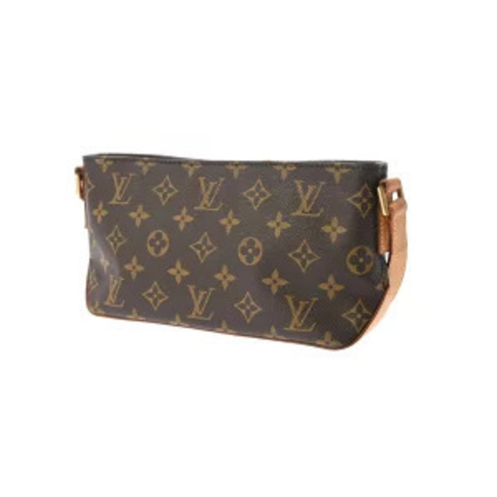 Louis Vuitton Bag Monogram Brown Trotteur Canvas Shoulder